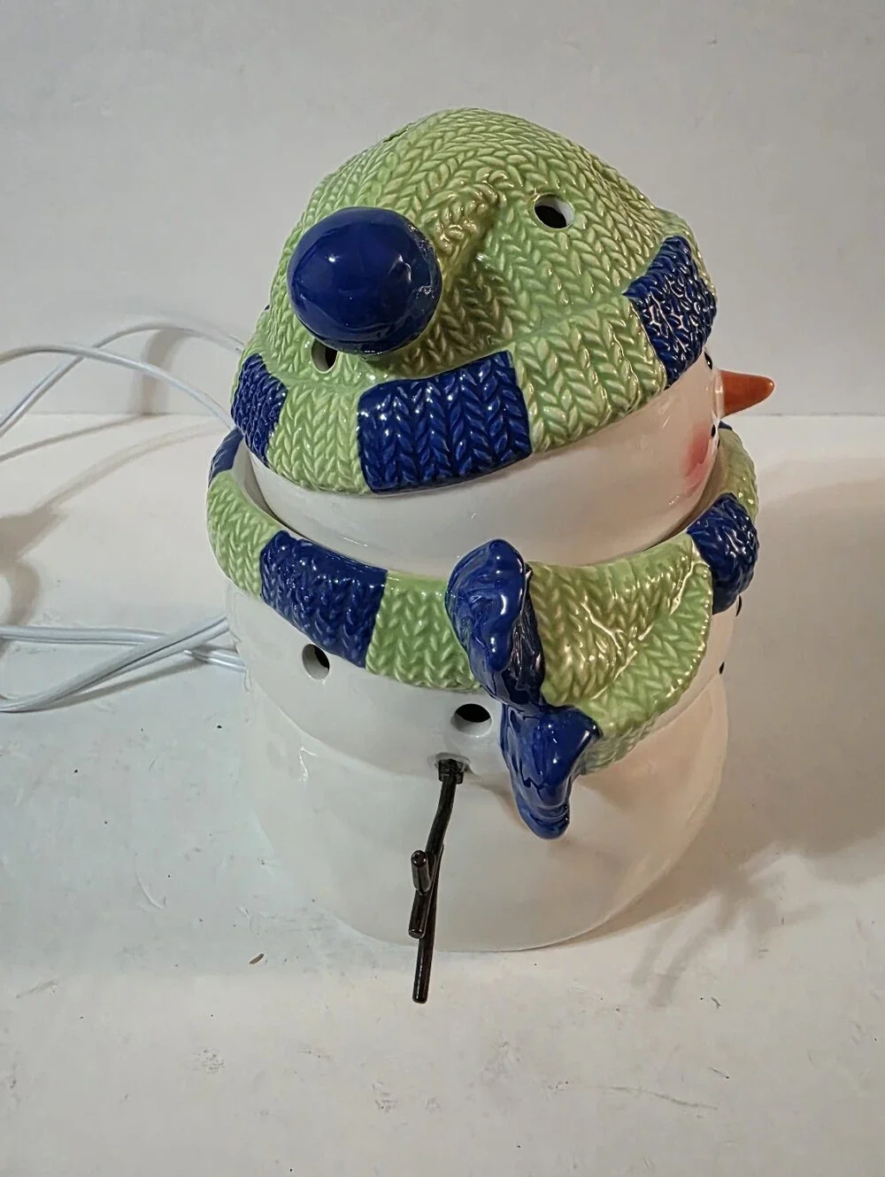 Scentsy Snowman Premium Warmer Holiday Collection In Box